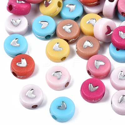 Opaque Acrylic Beads X-PACR-N006-50-B02-1