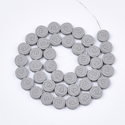 Spray Painted Non-magnetic Synthetic Hematite Beads Strands G-T124-33B-1