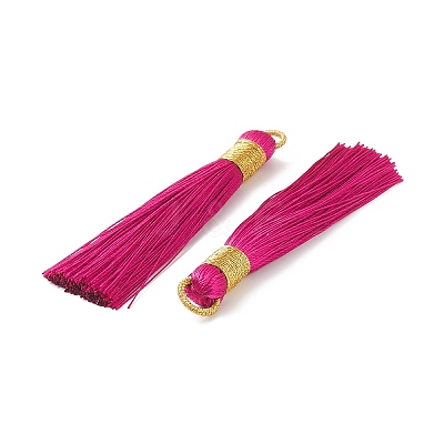 Polyester Tassel Pendants FIND-I009-D02-1
