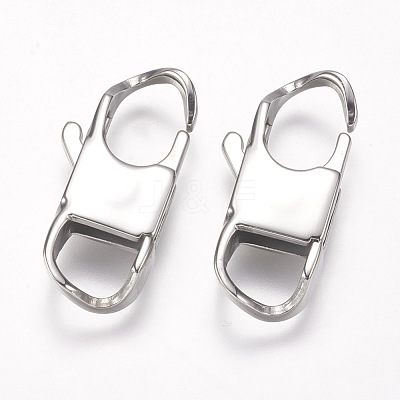 Tarnish Resistant 304 Stainless Steel Lobster Claw Clasps STAS-I082-13P-03-1