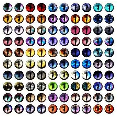 Printed Transparent Glass Cabochons GL-CBAA22A-13-1