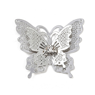 Brass Rhinestone Pendants KK-A261-06P-1