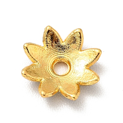 Multi-Petal Alloy Enamel Bead Caps X-FIND-G029-02G-1
