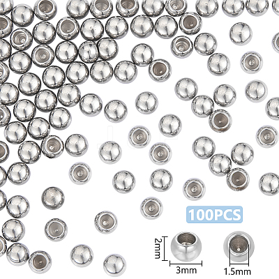 202 Stainless Steel Beads STAS-UN0052-44-1