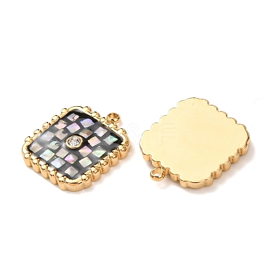 304 Stainless Steel Enamel Pendants STAS-F352-04A-02-1