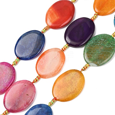 Natural Dragon Veins Agate Beads Strands G-F825-B01-01-1
