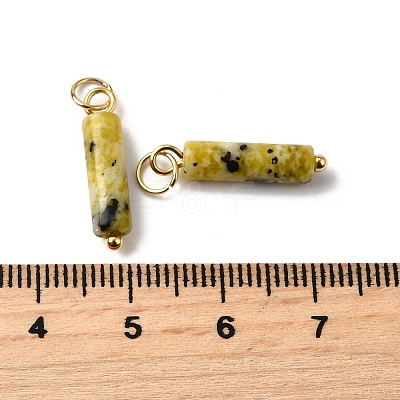 Natural Yellow Turquoise(Jasper) Pendants STAS-C120-01G-07-1