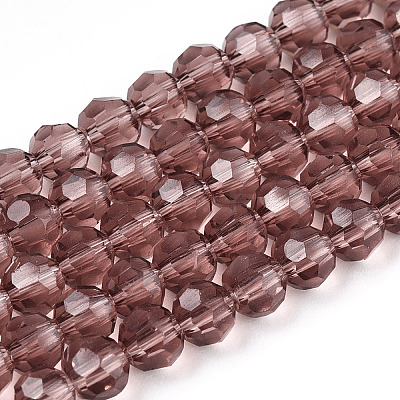 Glass Beads Strands EGLA-J042-4mm-06-1