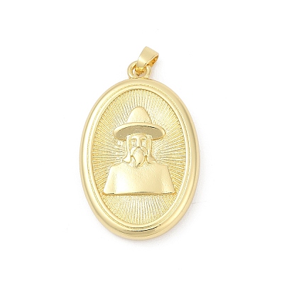Brass Pendants KK-U062-21G-1