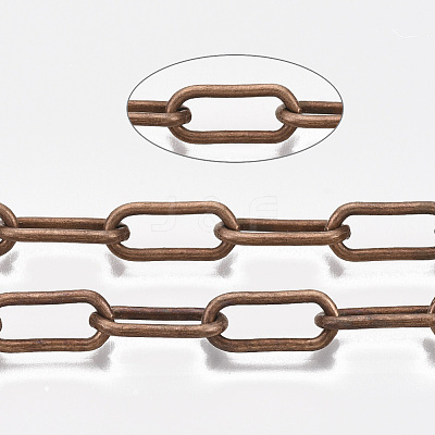 Unwelded Iron Paperclip Chains CH-S125-09B-R-1