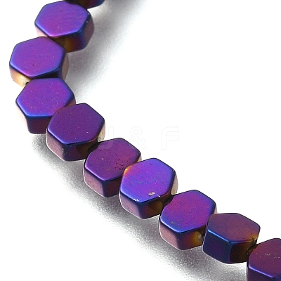 Electroplated Synthetic Non-magnetic Hematite Beads Strands G-C154-B01-01E-1