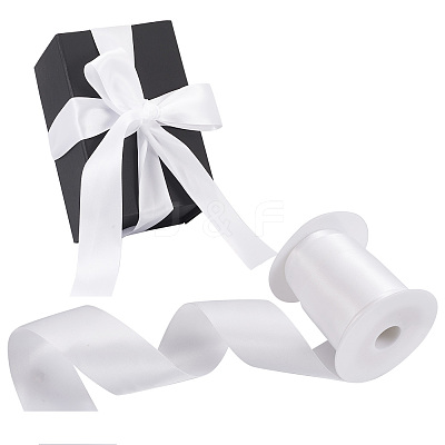 10 Yards Double-Face Polyester Satin Ribbons SRIB-TA0001-15A-1