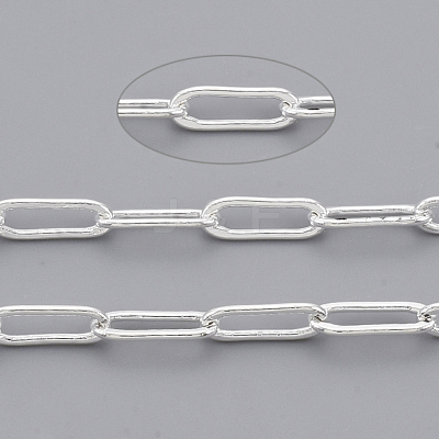 Brass Paperclip Chains X-CHC-S008-001C-S-1