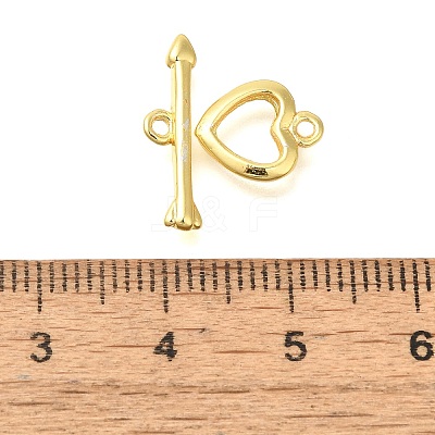 Brass Toggle Clasps KK-B121-04G-1