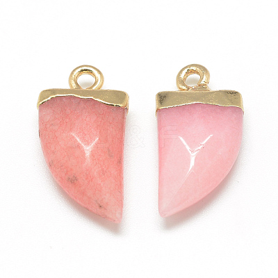 Natural White Jade Pointed Pendants X-G-Q966-05-1