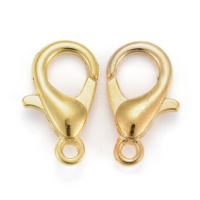 Zinc Alloy Lobster Claw Clasps E105-G-1