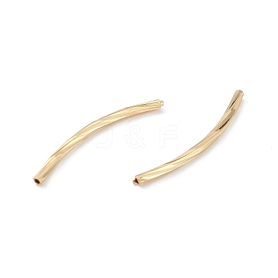 Rack Plating Brass Tube Beads LS-KK-L155-42G-1
