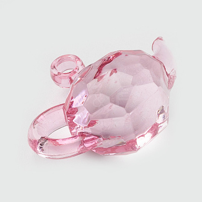 Transparent Acrylic Pendants TACR-T001-01D-1