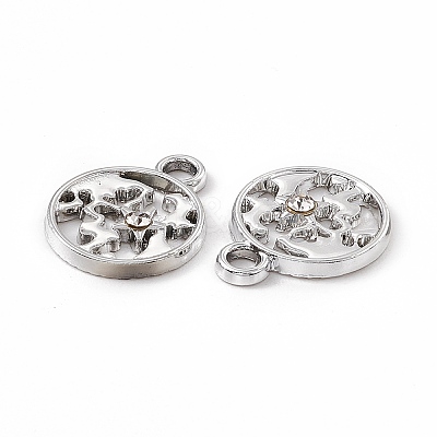 Alloy Crystal Rhinestone Pendants ALRI-K049-07P-1