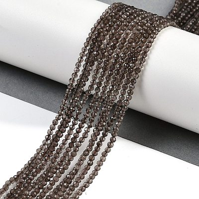 Natural Smoky Quartz Beads Strands G-P553-G05-01-1
