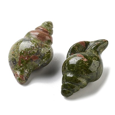Natural Unakite Carved Figurines DJEW-L023-H15-1