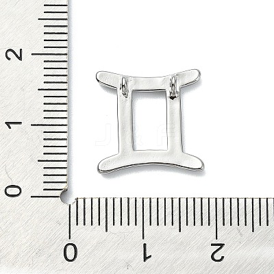Rack Plating Brass Pendants KK-Q810-04D-P-1