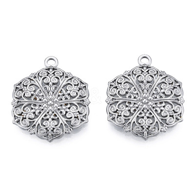 Non-Tarnish 201 Stainless Steel Pendants STAS-N098-206P-1
