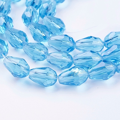 Glass Beads Strands X-GLAA-R024-11x8mm-7-1