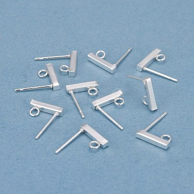 304 Stainless Steel Stud Earring Findings X-STAS-G224-21S-03-1