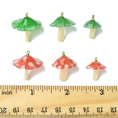 10Pcs 2 Colors Plastic Pendants KY-FS0001-34B-1