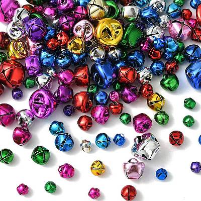 150Pcs 5 Styles Iron Bell Charms IFIN-YW0003-12-1