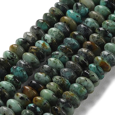 Natural African Turquoise(Jasper) Beads Strands G-Z030-A24-01-1