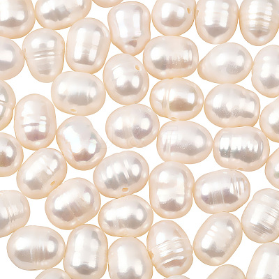 1 Strand Natural Keshi Pearl Beads Strands PEAR-SC0001-38-1