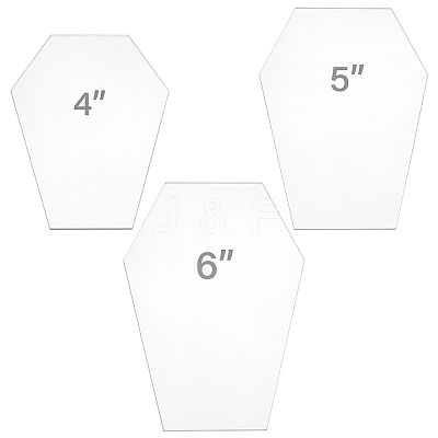 Acrylic Quilting Templates DIY-BC0014-52B-1