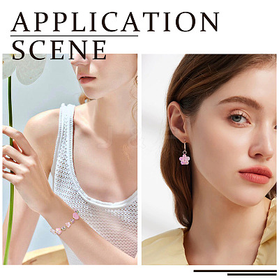 100Pcs 5 Styles Electroplate Transparent Glass Beads EGLA-TA0013-35B-1