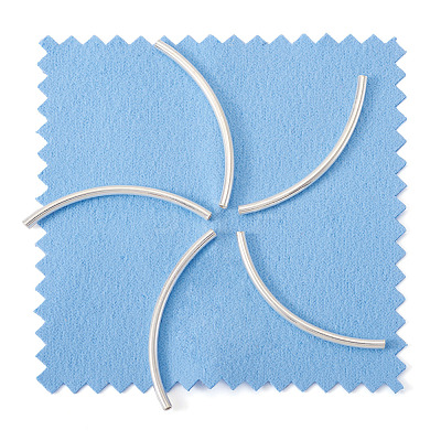 5Pcs 925 Sterling Silver Tube Beads STER-TA0001-54-1