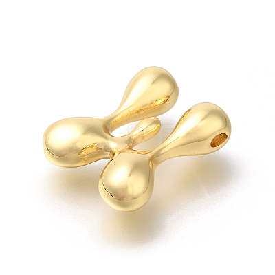 Rack Plating Brass Beads KK-S051-01G-W-1