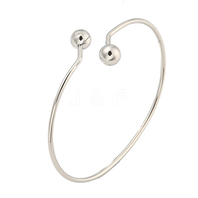 Non-Tarnish 304 Stainless Steel Cuff Bangles BJEW-P331-12P-1