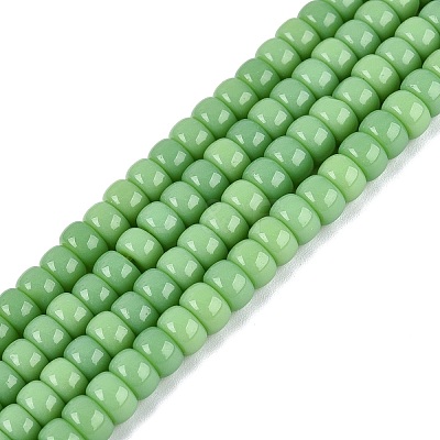 Opaque Glass Beads Strands GLAA-NH0002-B01-C12-1