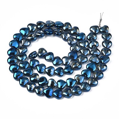 Electroplate Glass Beads Strands EGLA-S188-14-C04-1