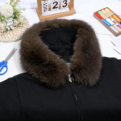 1Pc Artificial Fox Wool Collar for Women DIY-PH0035-54A-1
