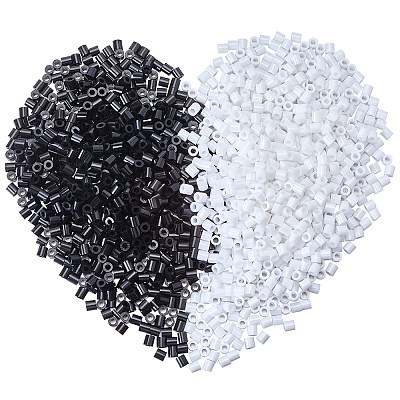 2000Pcs 2 Colors PE DIY Melty Beads Fuse Beads Refills DIY-SP0002-09-1