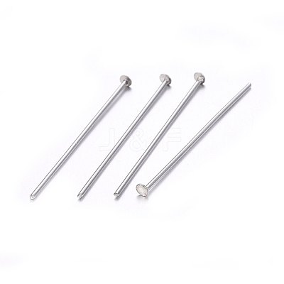 Tarnish Resistant 304 Stainless Steel Flat Head Pins STAS-F174-09P-A-1