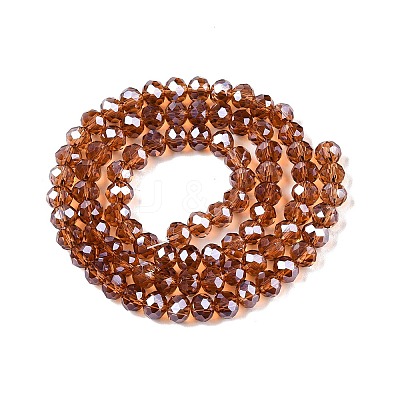 Electroplate Glass Beads Strands EGLA-A044-T6mm-A04-1