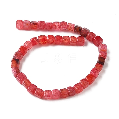 Natural Dragon Veins Agate Beads Strands G-G177-E09-05-1