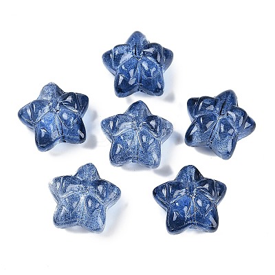 Transparent Spray Paint Glass Beads X1-GLAA-H035-02F-1
