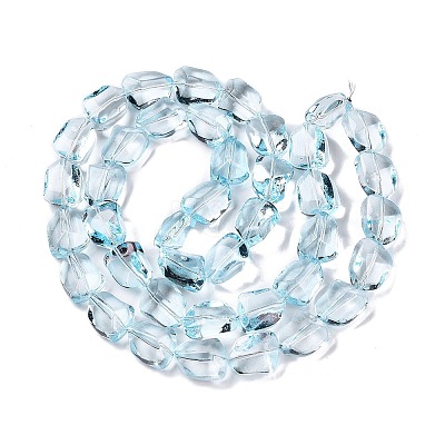 Electroplate Glass Beads Strands X-EGLA-N012-05D-1