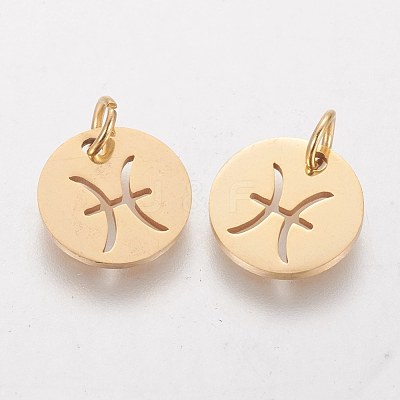 Ion Plating(IP) 304 Stainless Steel Pendants A-STAS-Q201-T445-12G-1