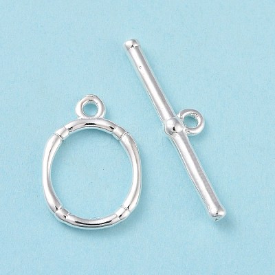 Eco-friendly Brass Toggle Clasps KK-D082-16S-1