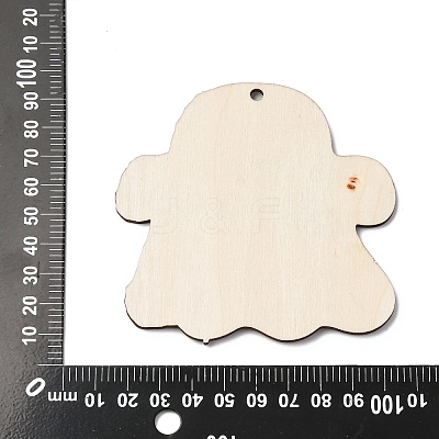Halloween Printed Wooden Big Pendants WOOD-I016-01I-1
